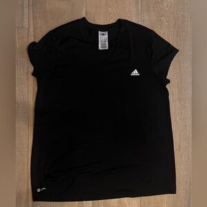 Adidas Charcoal Tee with Logo